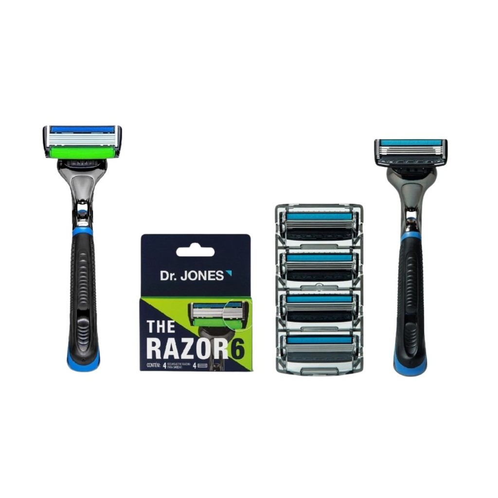 Dr. Jones Razor 4 e 6 Aparelho OU Refil 4un | Escolha a Sua: