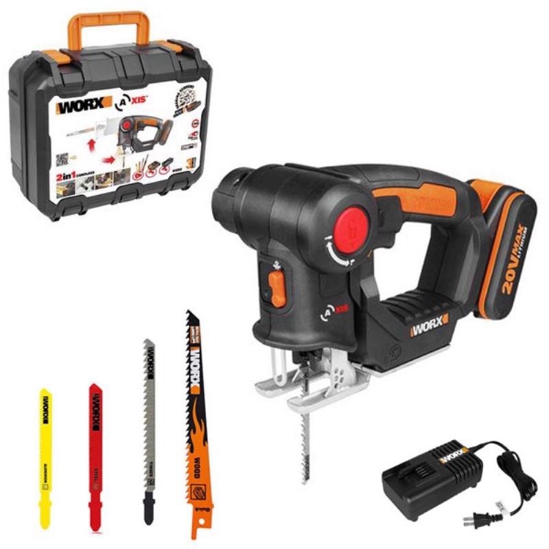 Serra Tico-Tico / Sabre Multiuso Bateria 20V MAX Bivolt WX550 WORX em Oferta na Shopee