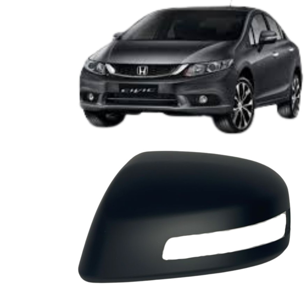 Capa Retrovisor Honda Civic 2012 2013 14 A 2016 C/ Pisca LE