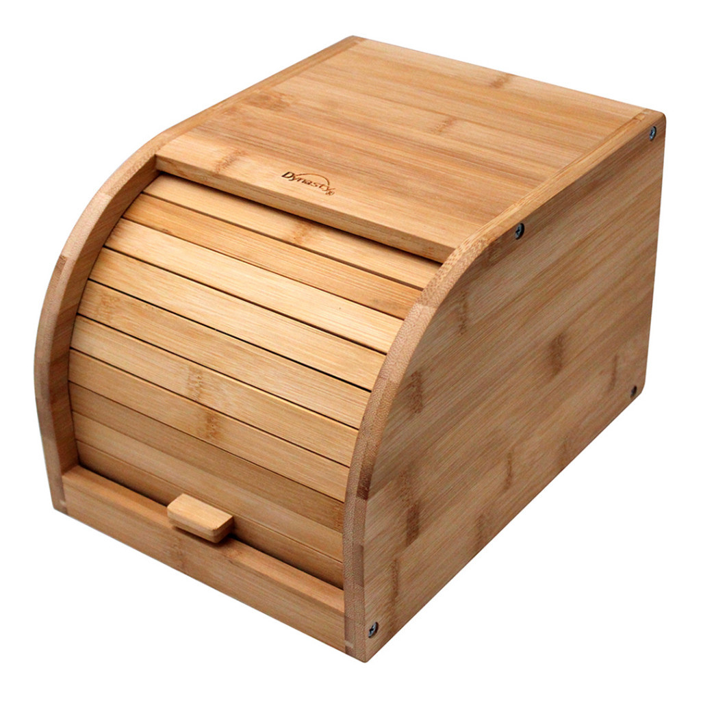 Mini Porta Pão em Bambu 20x27x17cm Dynasty Full Fit
