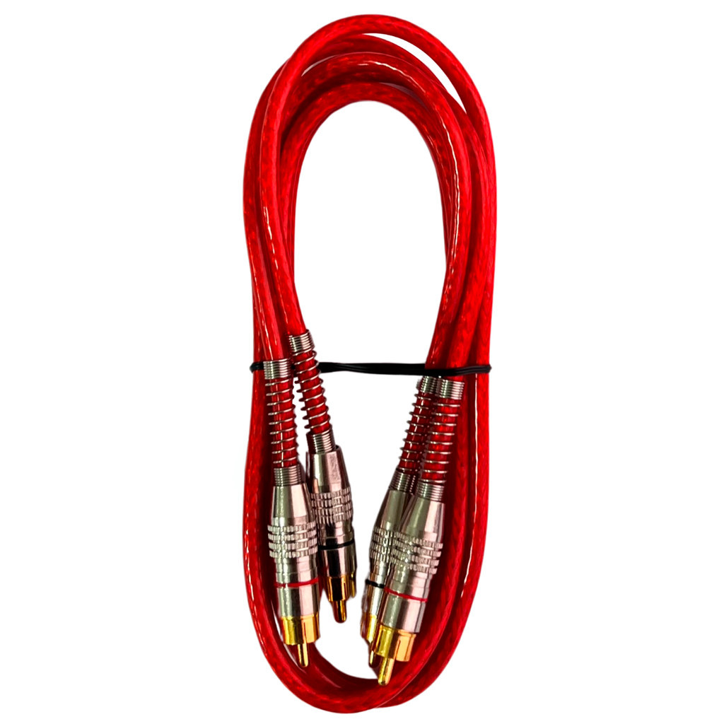 Cabo RCA Blindado 1 Metro Som automotivo Plug Reforçado em Oferta na Shopee