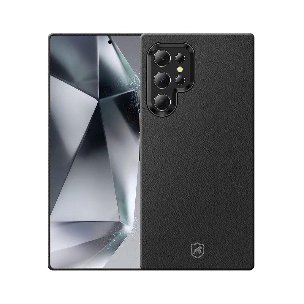 Capa Case Capinha para Samsung Galaxy S24 Ultra - Couro Dual Magsafe Preta - Gshield
