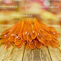 50~250 COLHER SOBREMESA NEON LARANJA (CHOCO)