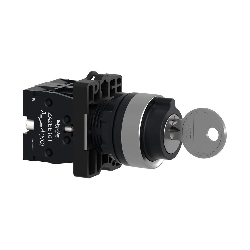 CHAVE SELETORA 3 POSIÇÕES COM RETORNO MOLA XA2EG73 SCHNEIDER