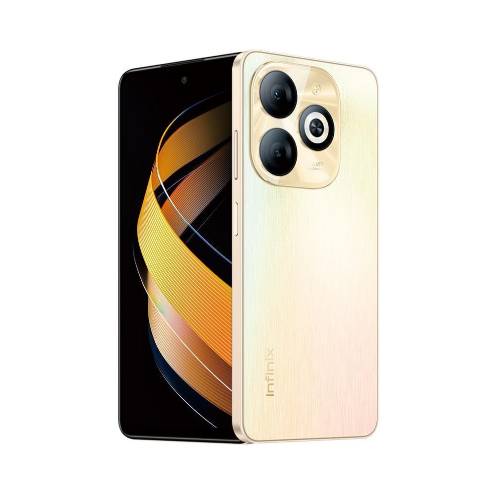 Smartphone Infinix Smart 8 Pro 4GB RAM 256GB Câmera Dupla 50MP Magic Ring 6.6” HD+ 90Hz - ...