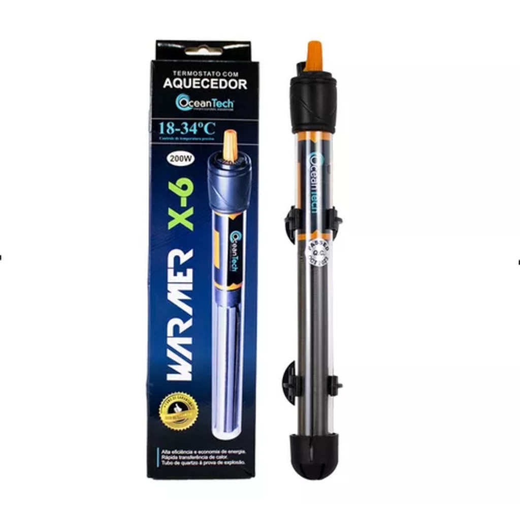 TERMOSTATO OCEANTECH X-6 200W 220V  -  OCEAN TECH