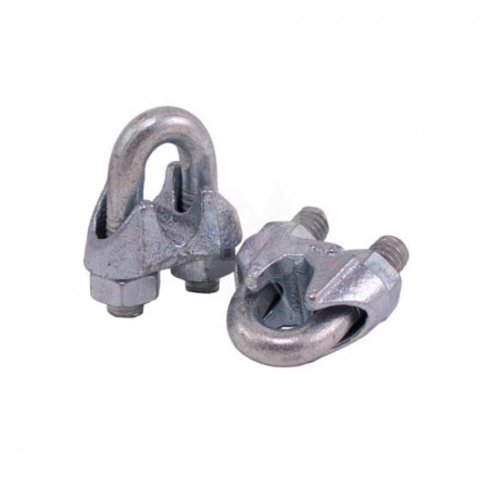 GRAMPO CLIPS PARA CABO DE AÇO 1/8 POLEGADA