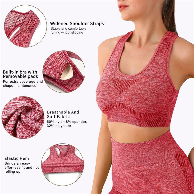 Conjuntos Academia Fitness Feminino Leggings 1 Top Bra 1 Shorts Levanta Bumbum