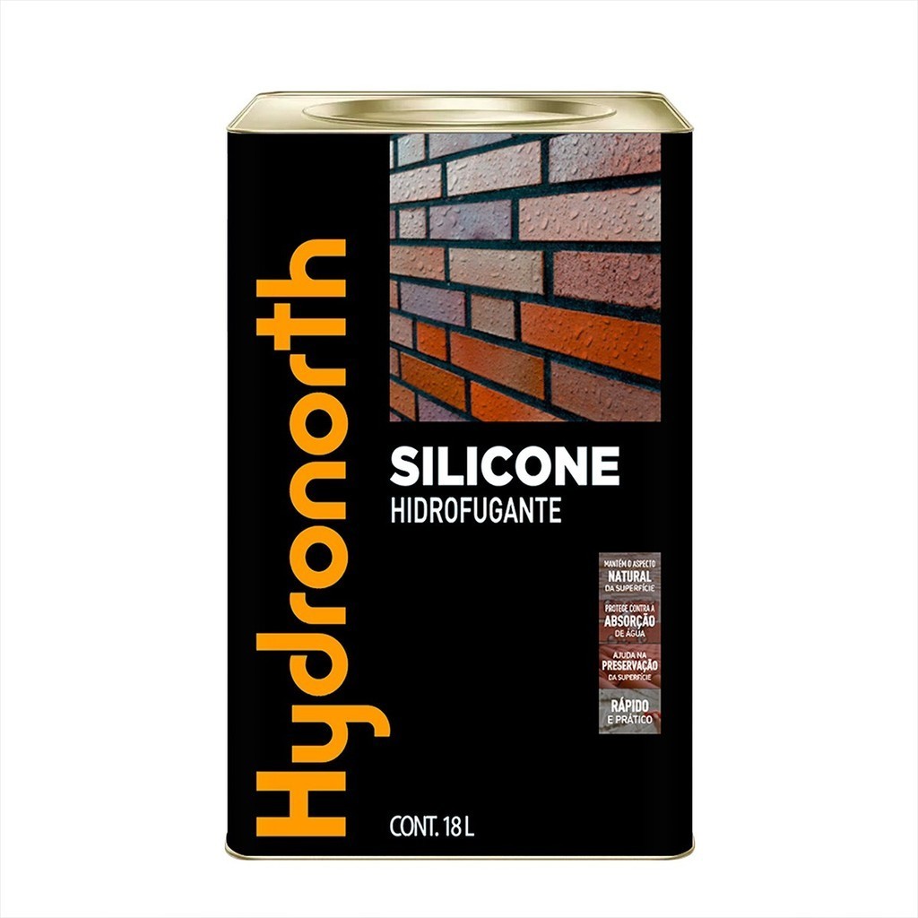 Silicone Hidrofugante Incolor 18l Hydronorth Contra Agua