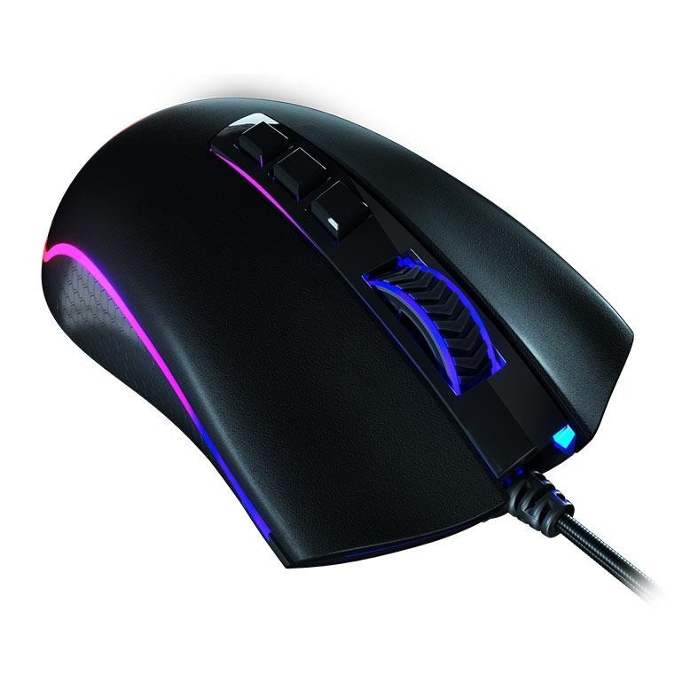 Detalhes do Mouse Gamer Redragon King Cobra 2, RGB, 24000DPI, 8 Botoes, Preto, M711-FPS-1