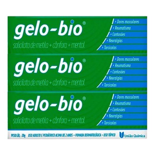 Kit 3 und Gelo Bio Pomada C/20 Gr em Oferta na Shopee