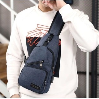 Bolsa de ombro masculina anti-roubo de ombro com entrada para carregador usb mensageiro J…