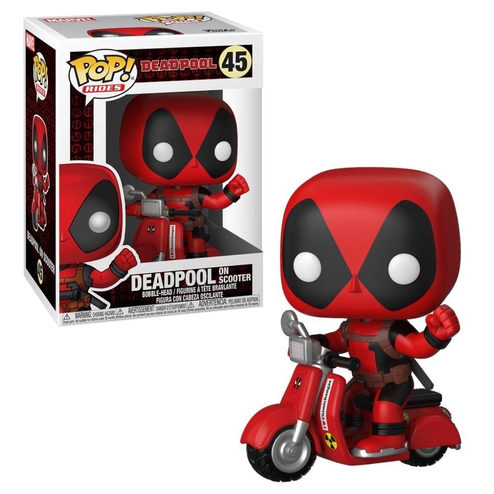 Boneco Funko Pop! Rides - Deadpool - Deadpool & Scooter em Oferta na Shopee