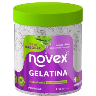Gelatina Novex Super Babosão Hidratante 1KG em Oferta na Shopee
