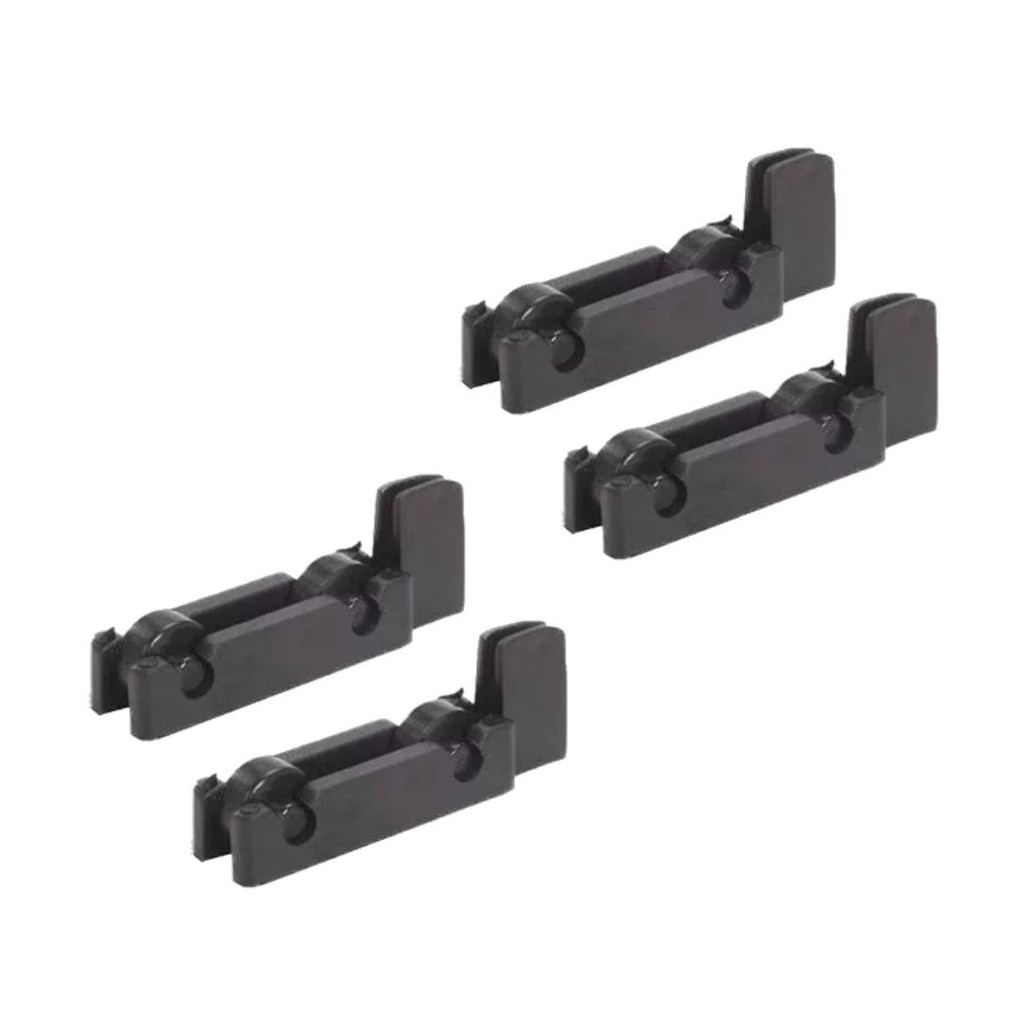 ROLDANA NYLON DUPLA SEM GUIA PARA JANELAS E VITROS LINHA-16 LEVES KIT 4UN