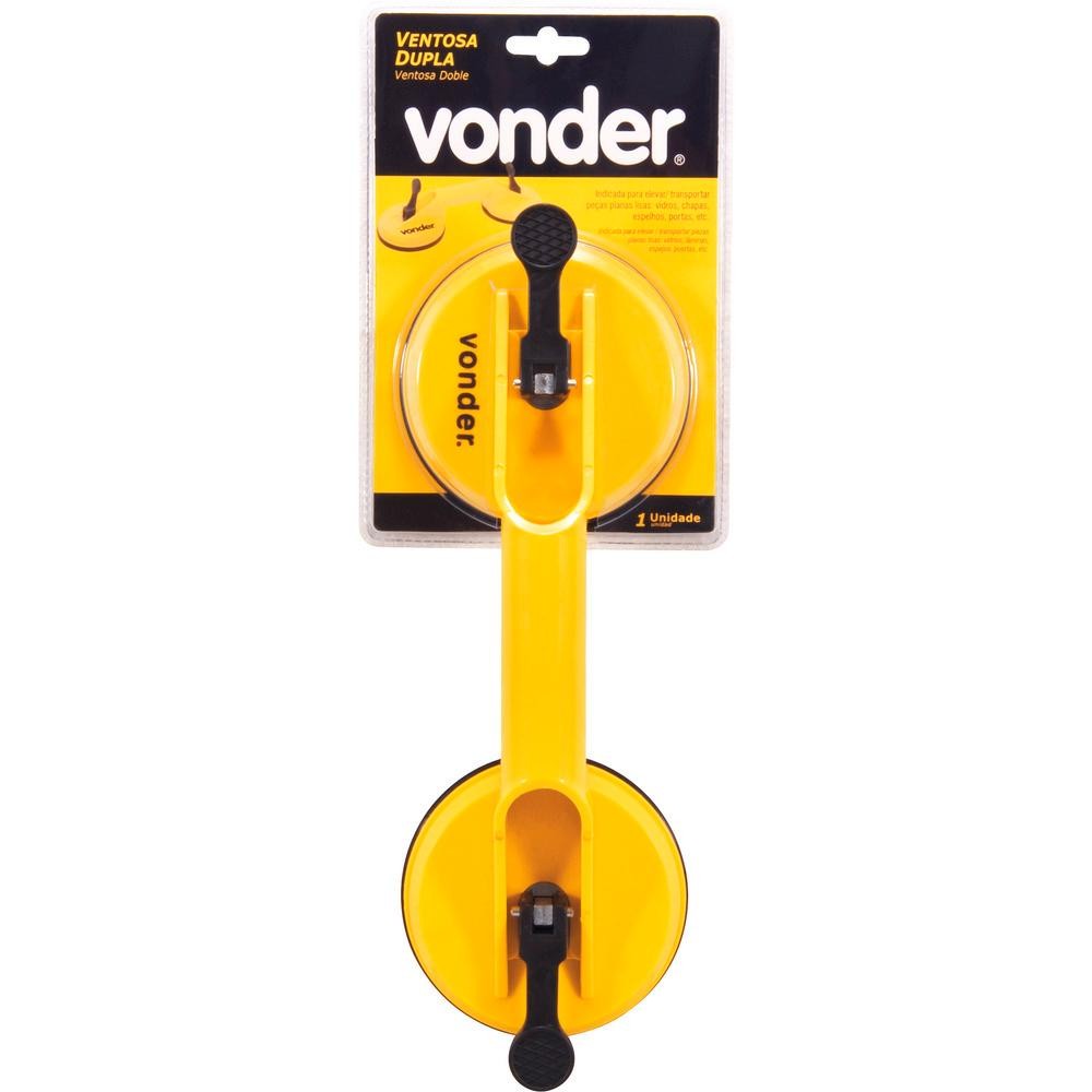 Ventosa Dupla Plástica Capacidade 50kg Vonder em Oferta na Shopee