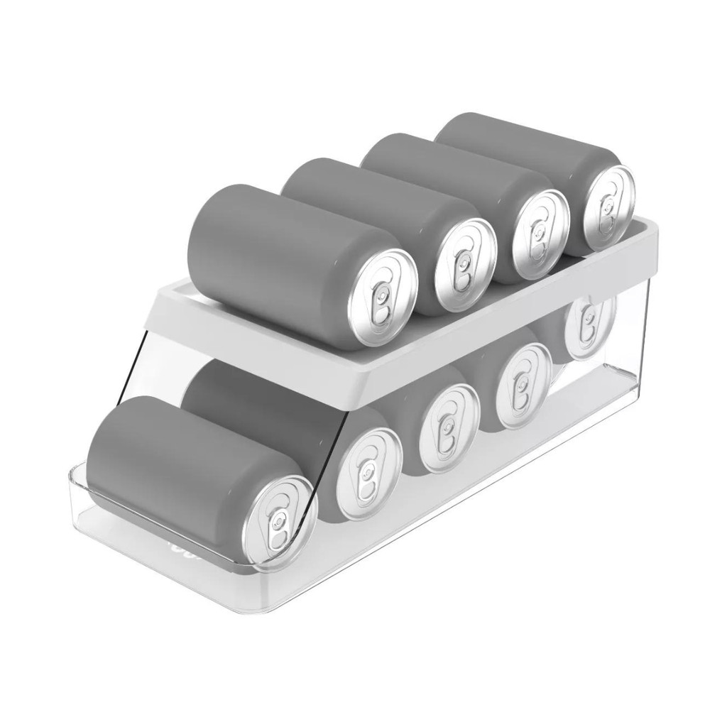 Organizador de Latas Geladeira 9 Unidades Refrigerante Cerveja Suco Água Em Acrílico  Arthi em Oferta na Shopee