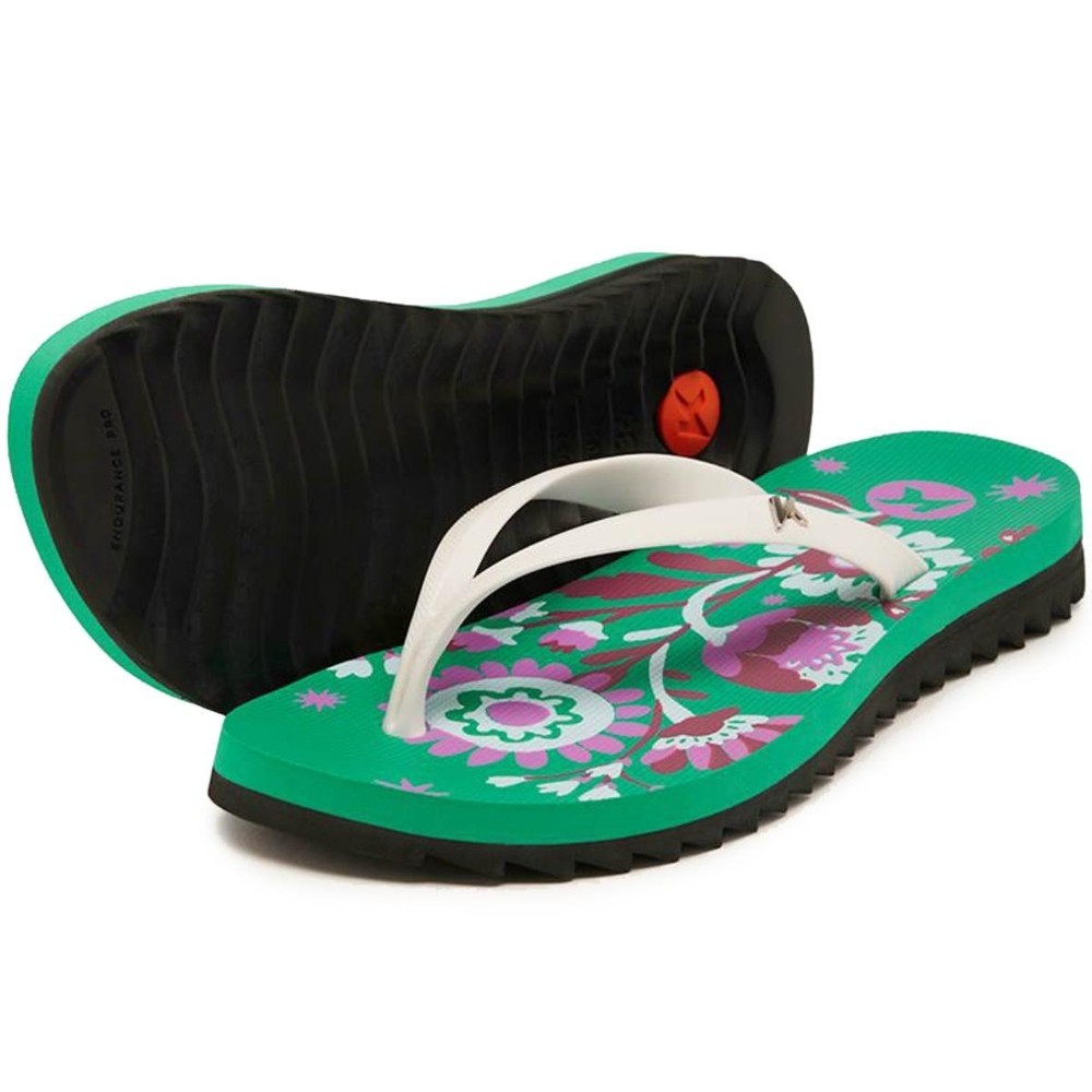 Chinelo Kenner Ibiza Niky Feminino - Preto e Verde - Women Shoes