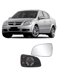 Lente Espelho Retrovisor Vectra 2006 07 08 09 10 2011 Lado Esquerdo Com Base
