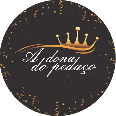 NOVO Painel Festa Infantil Redondo A Dona do Pedaço, Coroa Dourada Gold + Arco, Suporte incluso. Fazemos personalizado com qualquer tema. Confeccionado em Lona fosca, impressão de alta resolução. cenário , p/ Decoração