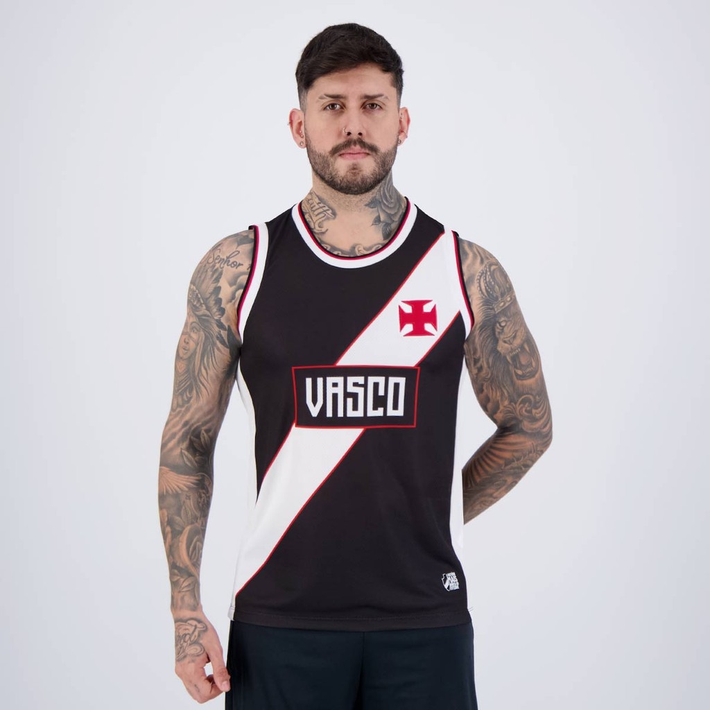 Regata Vasco Retro 2000 Home Preta em Oferta na Shopee