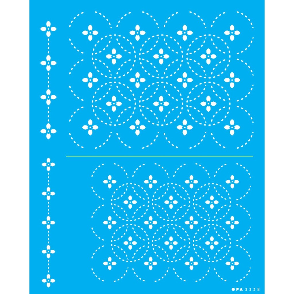 OPA 3338 Stencil 20x25cm Estamparia Pontilhado III - Opa Criando Arte