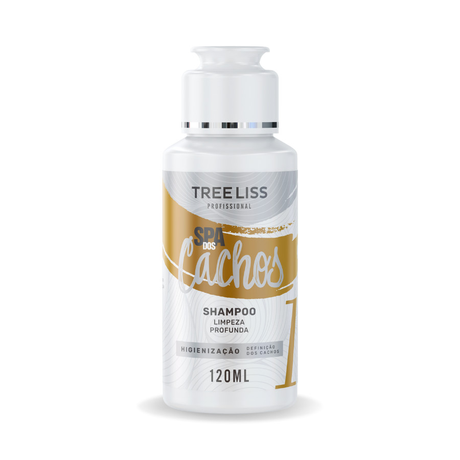 Shampoo Limpeza Profunda Spa dos Cachos Tree Liss - 120ml