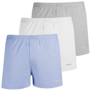 Kit c/3 Cuecas Vierge Samba-Canção 100% Malha em Algodão - 0297/0298 em Oferta na Shopee