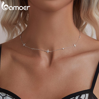 Bamoer 925 Sterling Sliver Colar Flor Design Joias Presentes Para Mulheres em Oferta na Shopee