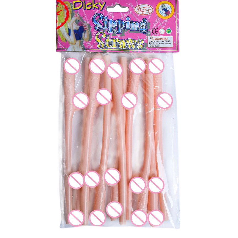 20 Canudo Despedida De Solteiro Bege Para Festa