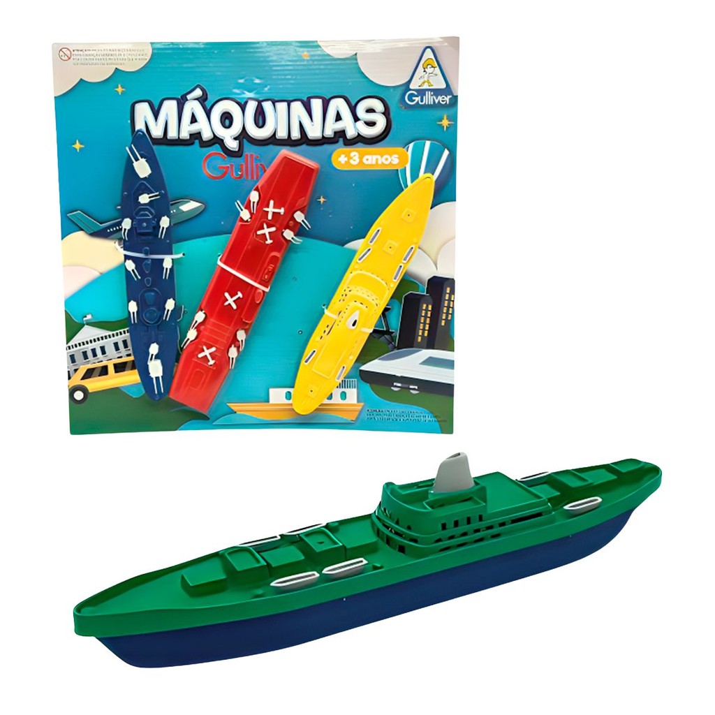 3 Barquinhos Flutuantes P/ Brincar No Banho 1260 Gulliver em Oferta na Shopee