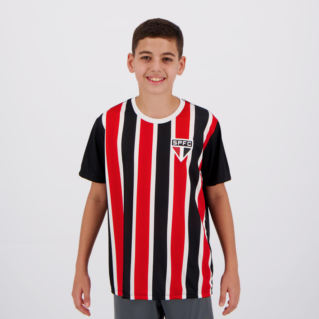 Camisa São Paulo Change Infantil Preta em Oferta na Shopee