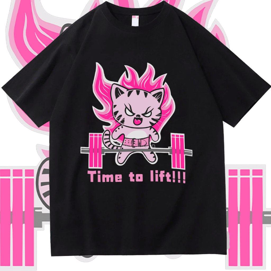 Camiseta Oversized Masculina Feminina T-shirt Basica Gatinho Bravo Treino Academia Streetwear Unissex