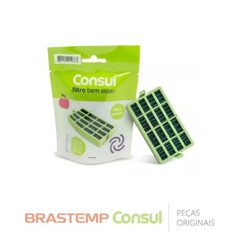 Filtro Bem Estar Consul Geladeira Desodorizador AntiBactéria