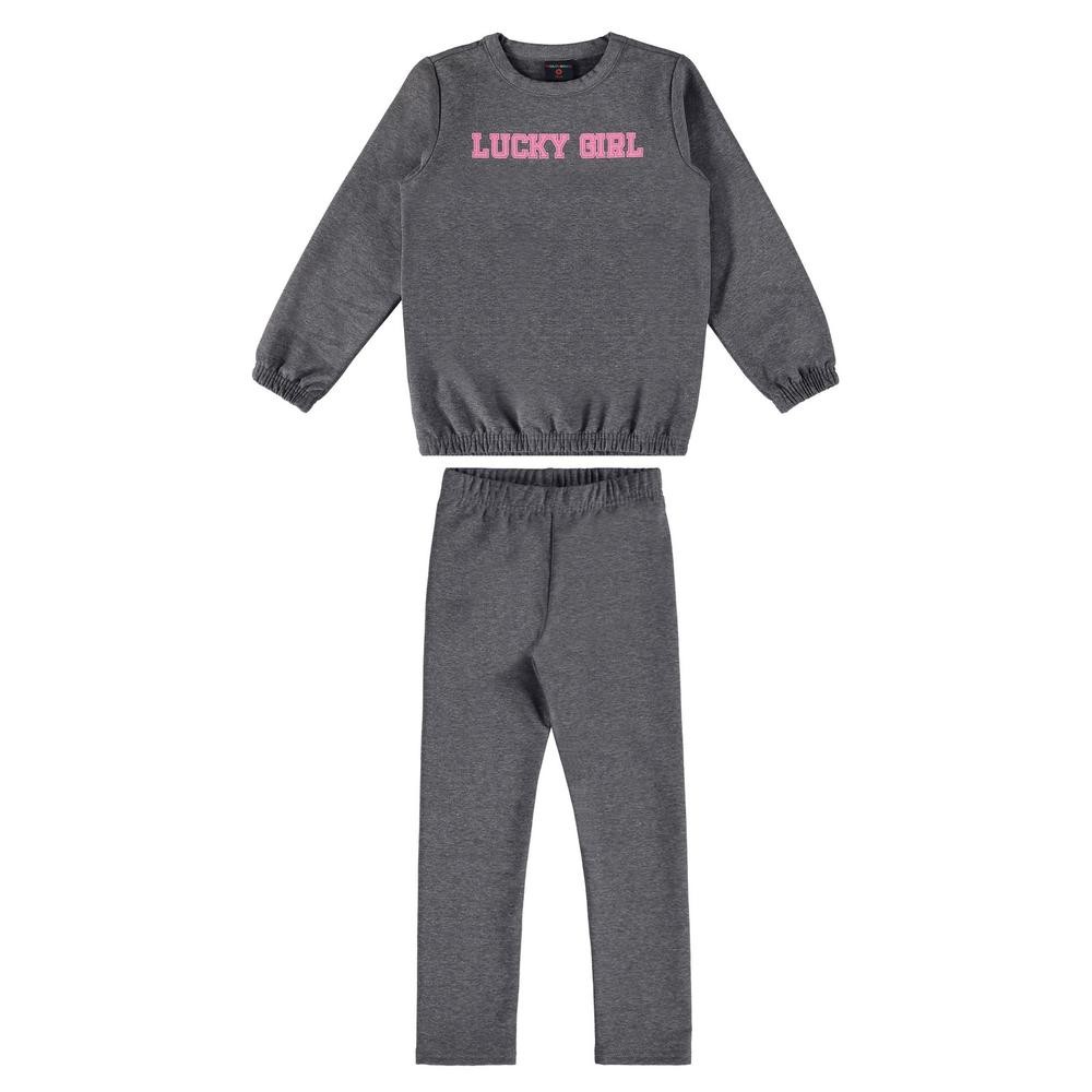 Conjunto Blusão e Legging Infantil para Menina Guloseima - Baby & Kids Fashion