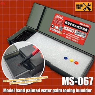 Paletas Molhadas Portáteis Para Modelo De Pintura Acrílica , Bandeja Molhada Colorir , Suporte De Tinta À Base De Água , Mantém Ferramentas De Modelagem em Oferta na Shopee