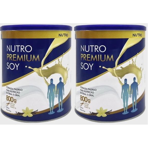 Suplemento Alimentar Nutro Premium Soy 800g Kit 2 Unidades
