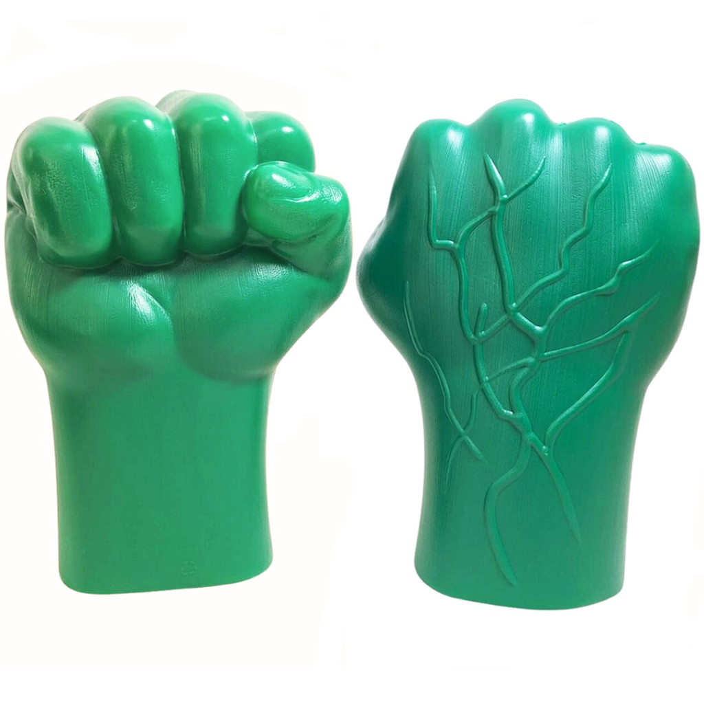 Mão do Hulk Brinquedo Incrível Hulk Par de Luvas Hulk Marvel