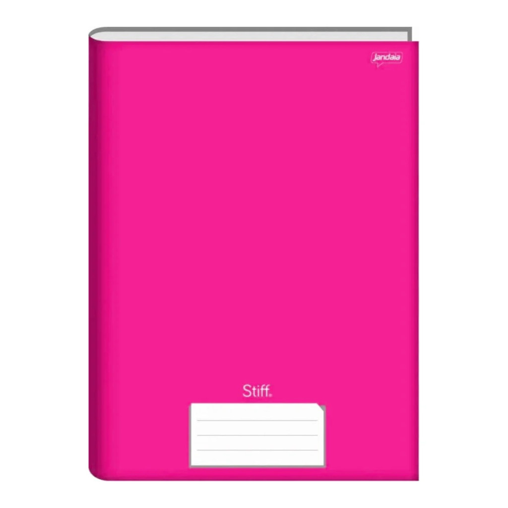 Caderno Brochura 96 Fls Pautado Capa Dura - Stiff COR:PINK em Oferta na Shopee