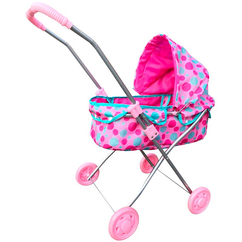 Carrinho Para Boneca Passeio Divertido Berço Plus Dm Toys