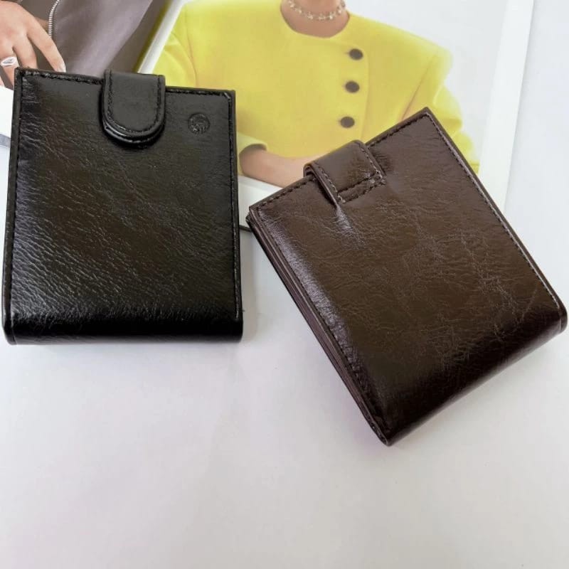 Carteira 4 em 1 Masculina Couro Sintético Porta Cartões, Notas, Moedas