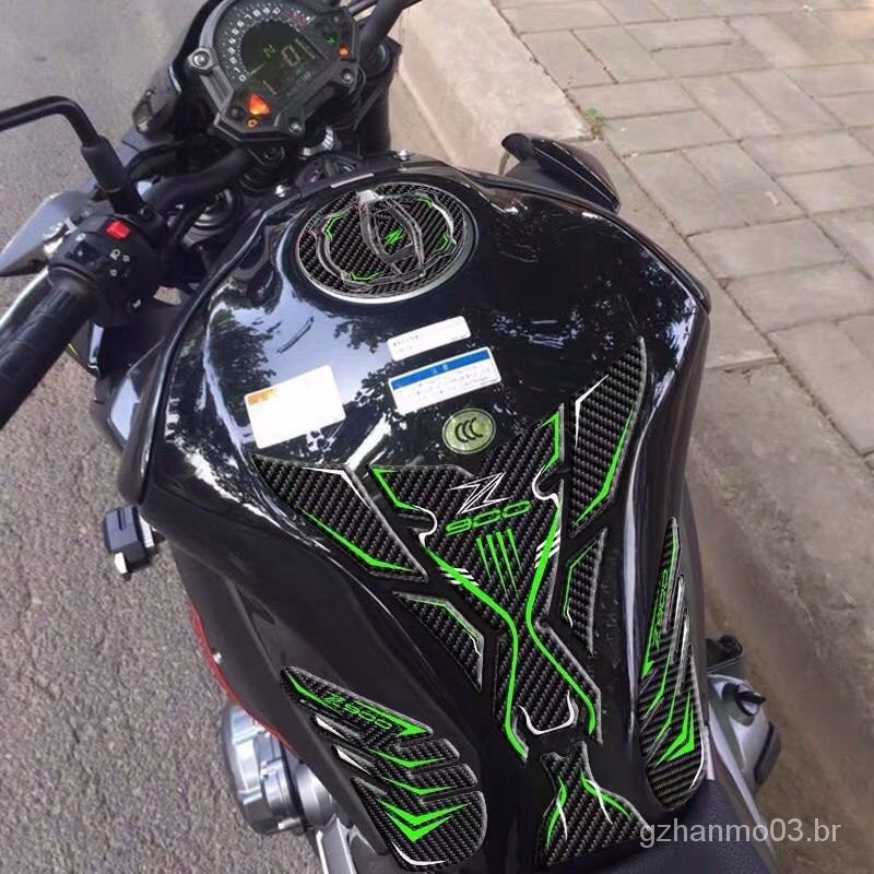 Aplicável Kawasaki z900 modificado adesivo do corpo do tanque de combustível adesivo lateral universal da brisa da primavera adesivo impermeável e antiderrapante