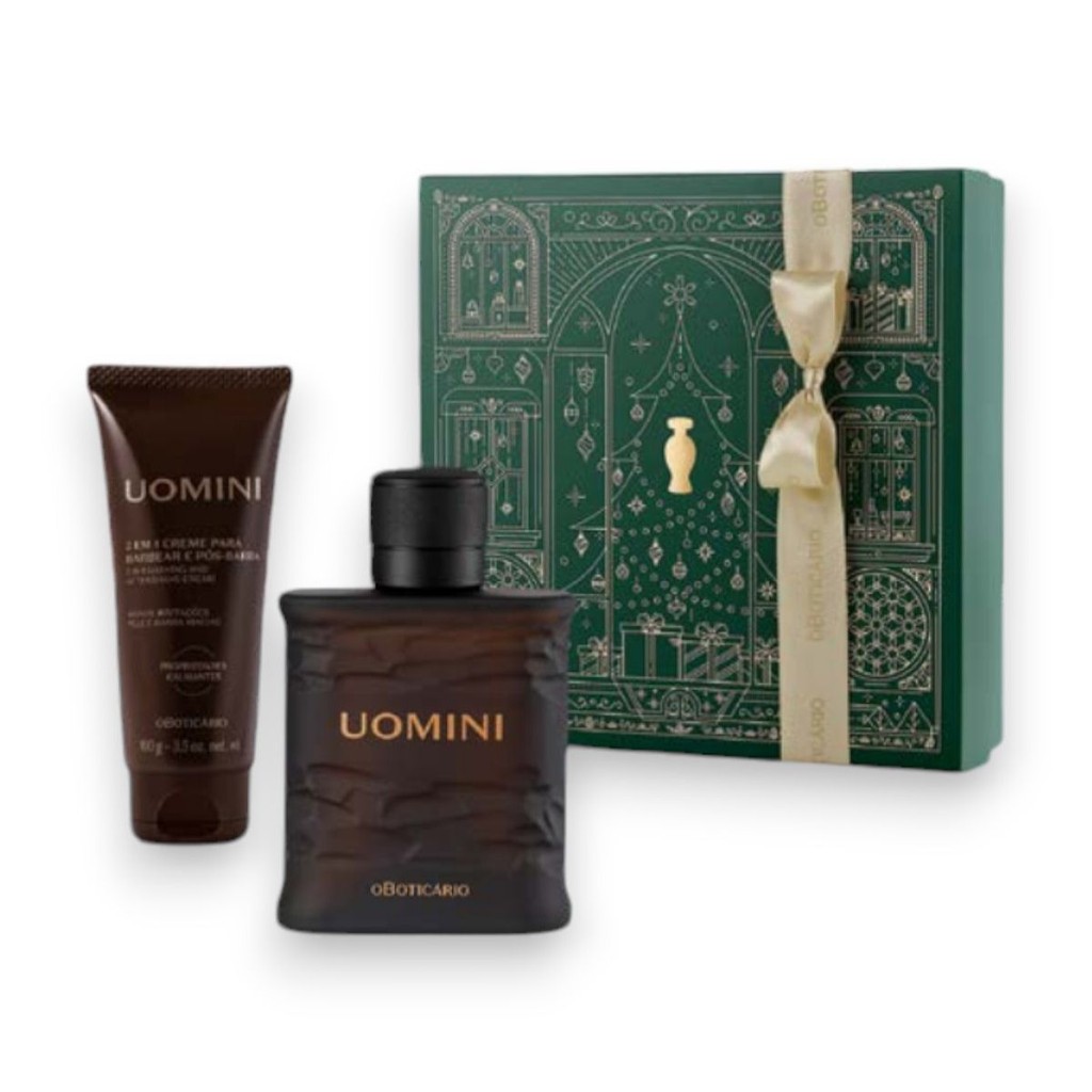 Presente Masculino Kit Perfume Uomini Tradicional O Boticário Natal 2024