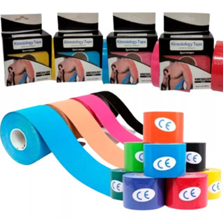 Fita Knesio Tape Bandagem adesiva funcional alivia a dor lesão atleta Tape Fisioterapia Rolo Adesivo em Oferta na Shopee