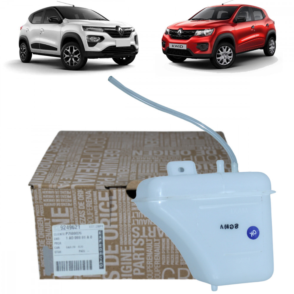Reservatório de água do radiador Renault Kwid em Oferta na Shopee