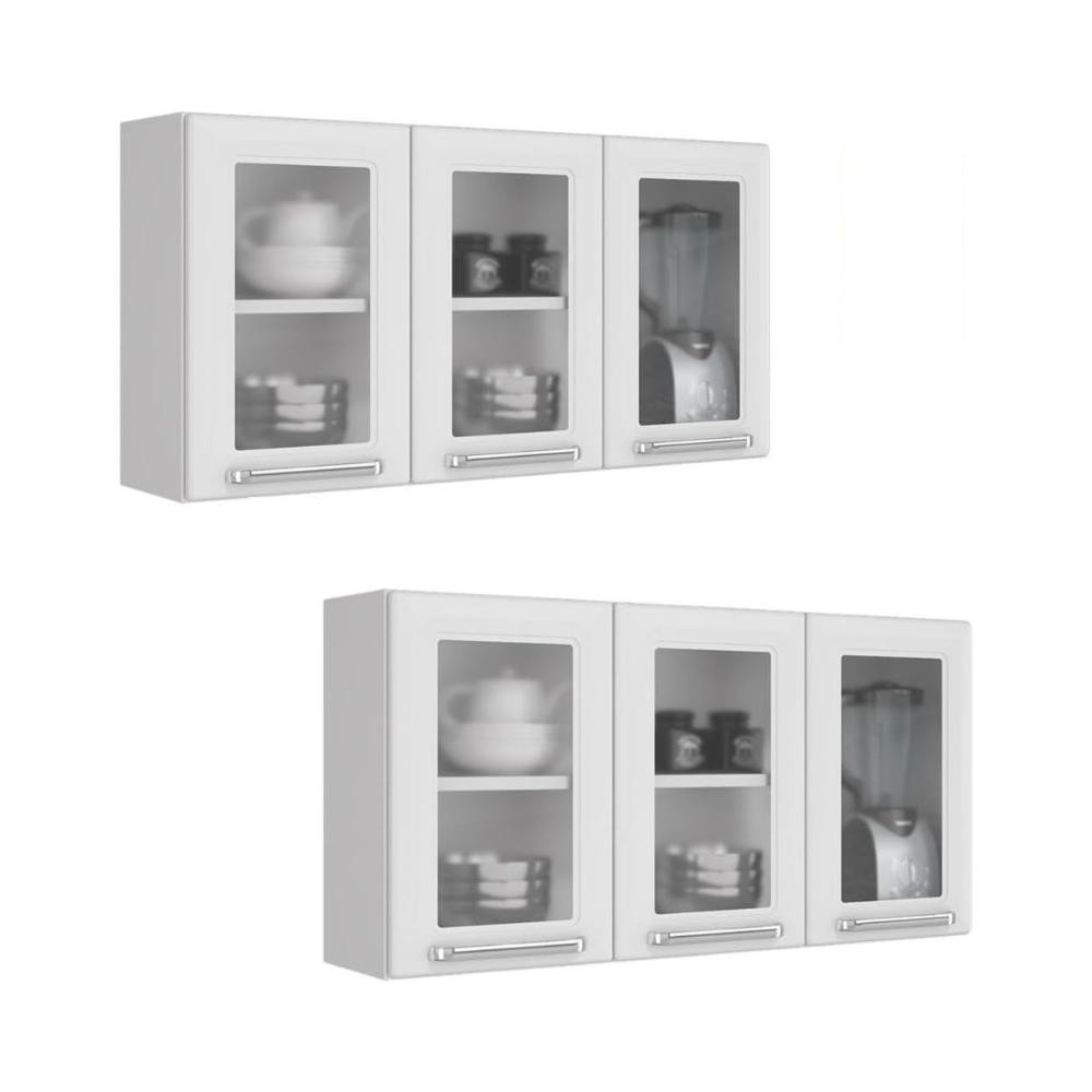 ARMARIO AEREO ITATIAIA LUCE KIT COM 2 PEÇAS MODELO IPV3-105 em Oferta na Shopee