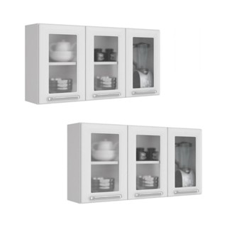 ARMARIO AEREO ITATIAIA LUCE KIT COM 2 PEÇAS MODELO IPV3-105 em Oferta na Shopee