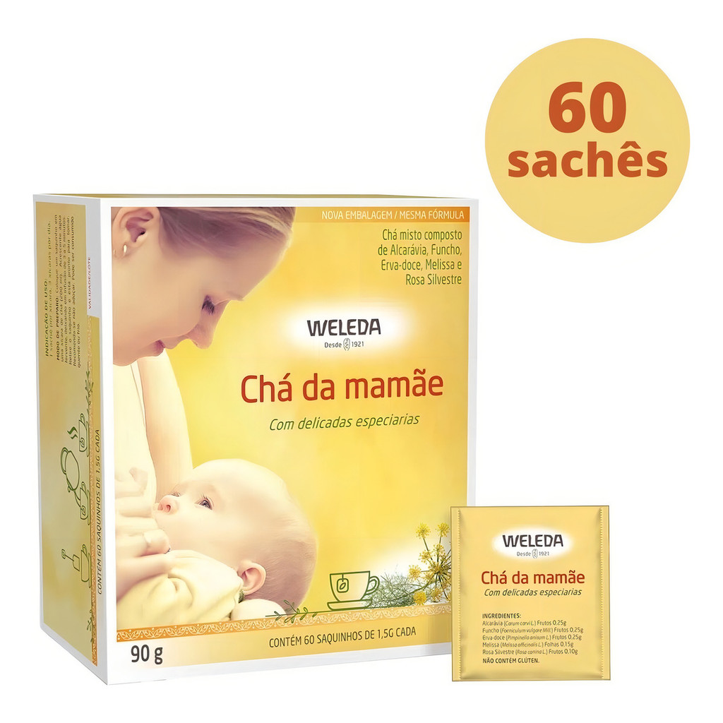 Chá Misto Da Mamãe Weleda 60 Unid ( Sem Aromas Artificiais )