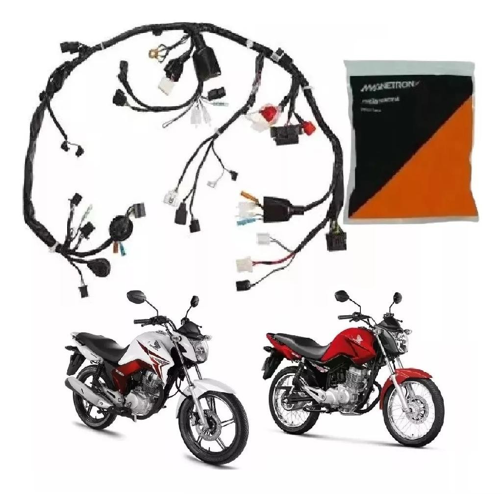 Chicote Fiação Cg Titan Fan 150 Flex Esd Ex 2014 Magnetron