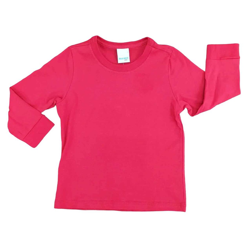 Camiseta Vermelha Manga Longa Malwee